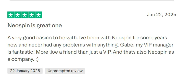 Positive Neospin review from a long-term player